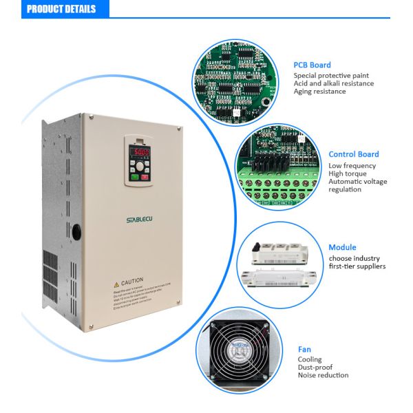 50HP Three Phase AC Drive VFD For Water Pump Drive