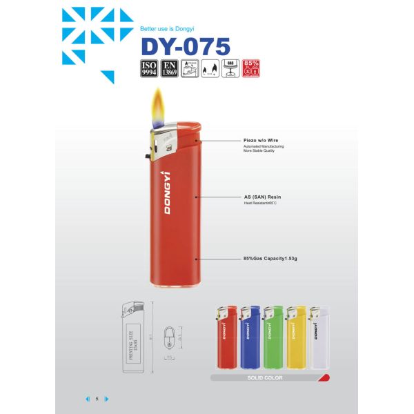 Wholesale Electronic Cigar Disposable or Refillable Lighter with EU Standard Gas Lighter