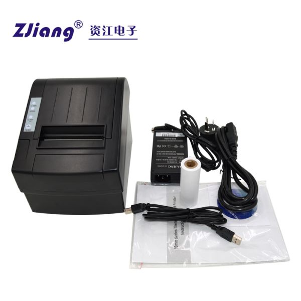 Parallel Desktop 3Inch 80mm Receipt Printer RS232 With Auto Cutter