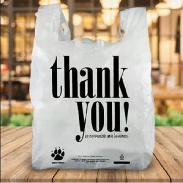 Buy Clothing Packaging FDA PLA Plastic Biodegradable Shopping Bags at wholesale prices