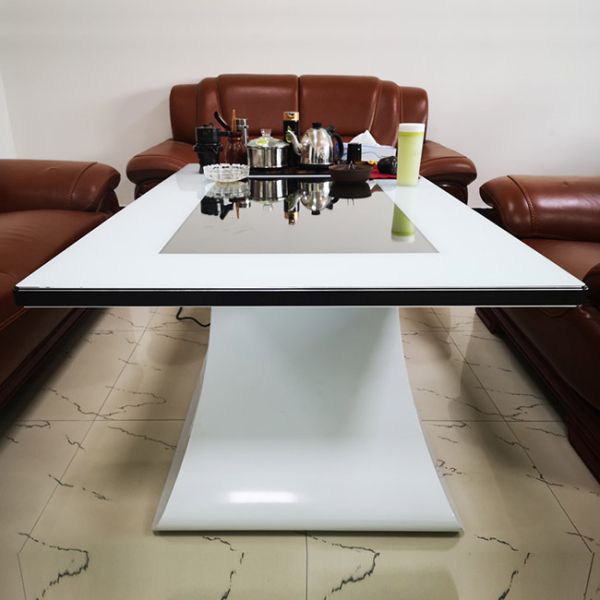 43 Inch Interactive Touch Screen Smart Table LCD Advertising Display For Coffee Meeting