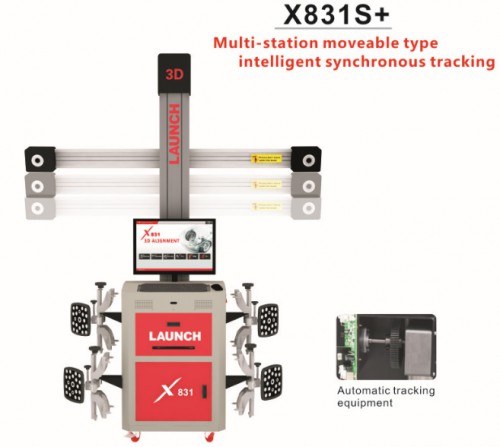 3D 4 Post Car Alignment Lifts Platform Fixed Height 32'' Display Original LAUNCH X831T