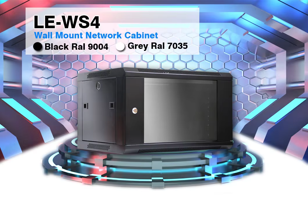 1. Server Rack Cabinet with Degreasing Surface Finish and Steel Frame Assistant Profile Unassembled Structure