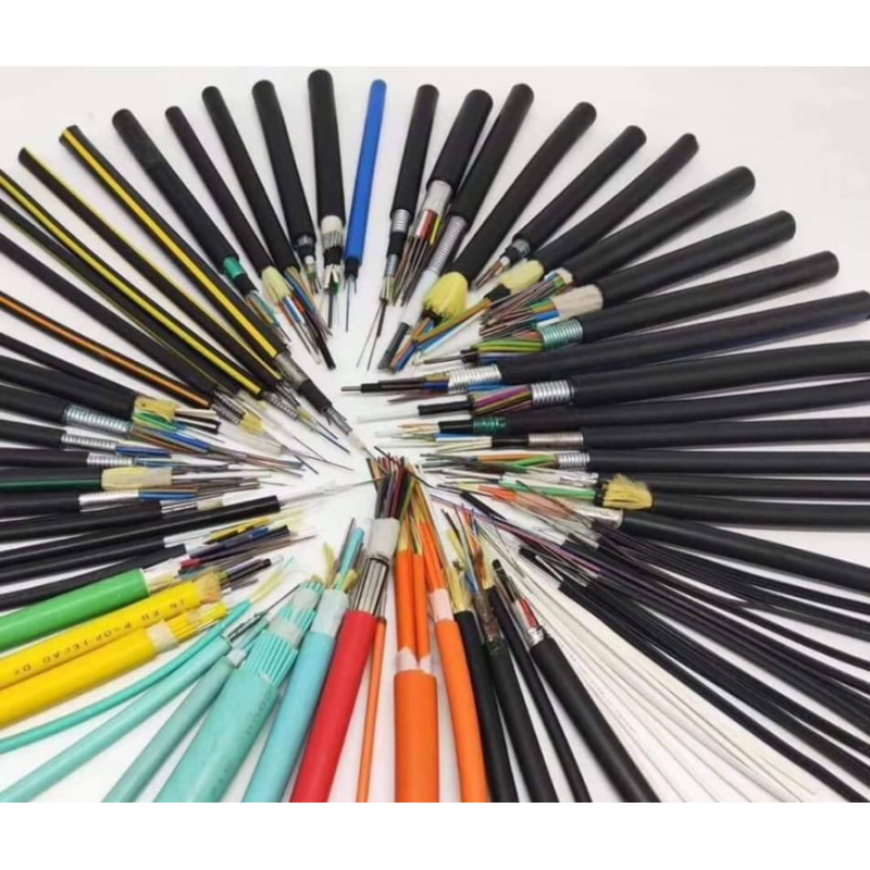 LSZH Jacket 2km/Drum FTTH Fiber Optic Drop Cable Black White Colour