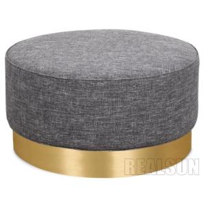 China Seated Storage Cloth Footstool Bedroom Ottoman Bench Velvet Home Furniture on sale
