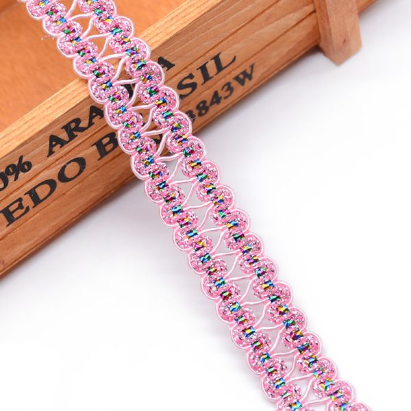 Polyester Sublimation 15mm crochet trimmings