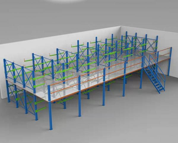 Buy Double - Sided Selective  Adjustable Cantilever Racking System Strong Load Capacity at wholesale prices