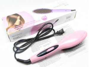 Quality Hair Straighting Massage Comb With LCD Electronic Temperature Controls for sale