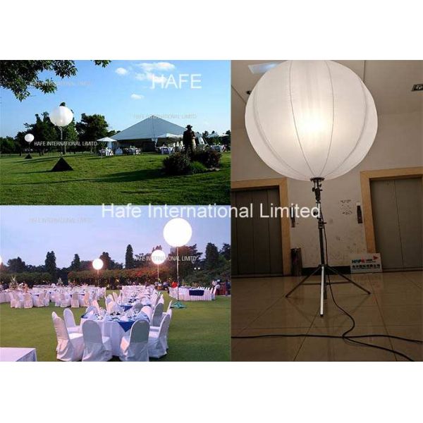 3 Ft / 90cm Inflatable Event Decoration 1200W Halogen Lamp With 4.2m Stainless Tripod