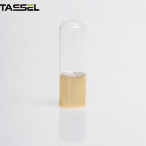 Glass Tube Roller Ball Bottles 15.1*6.7mm Screen Printing Surface
