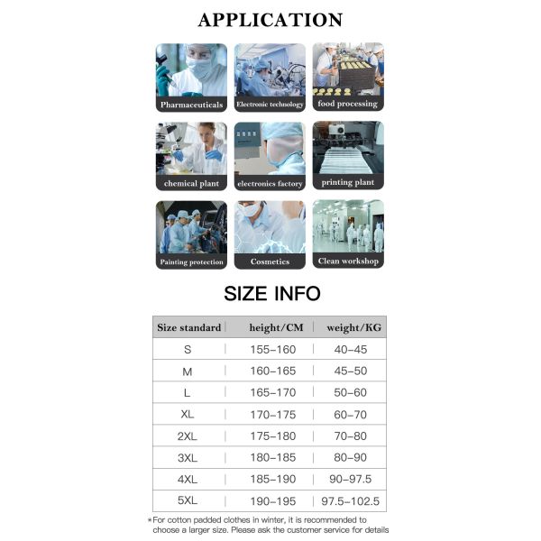 H-1104 Cleanroom ESD Anti-static Gown Conductive Fiber Fabric Dust-proof Breathable Workwear for Electronics Semiconductor Pharmaceutical Laboratory