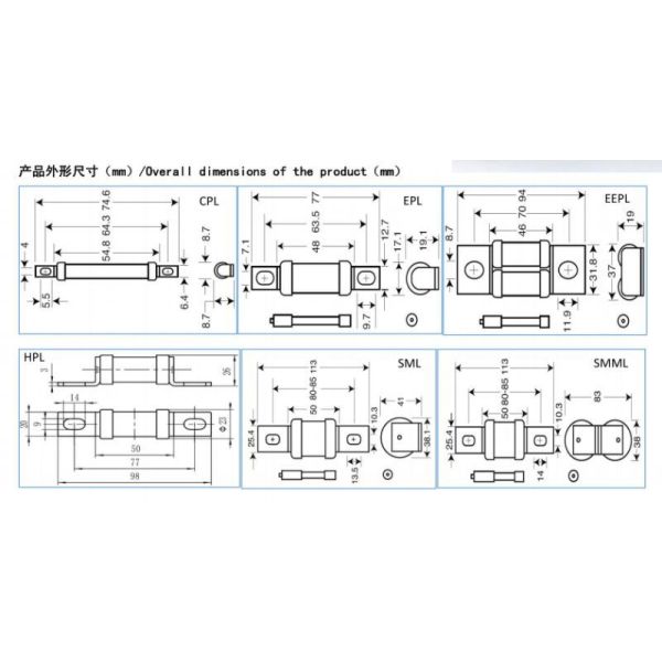 Waterproof 100 Amp Dc Inline Fuse For Semiconductor Protector