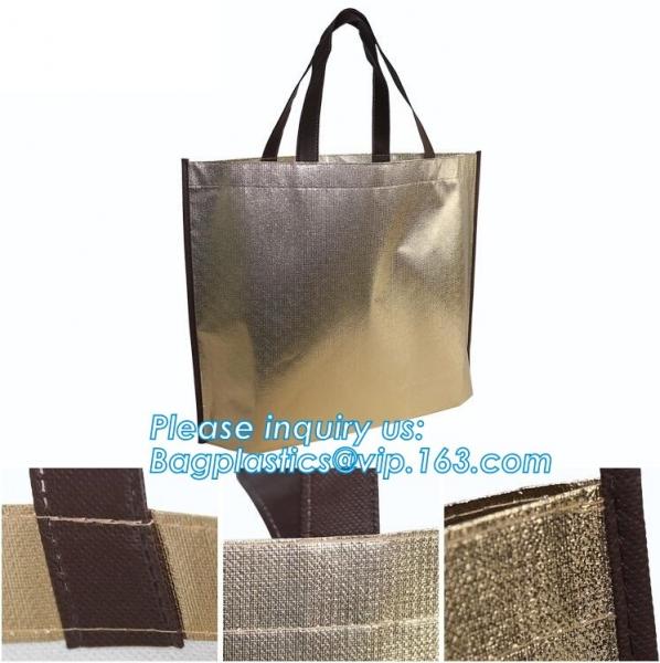 Factory Price High Quality Laminated PP Non Woven Bag, wholesale customized print logo non woven bags with string for sh
