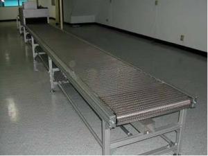 China Transfer Plate Link Belt Metal Conveyor Belts Argon Welding High Hardness on sale