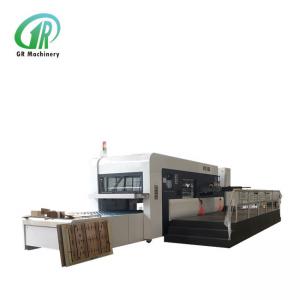 China Flatbed Die Cutting And Creasing Machine For Corrugated Cardboard PP Sheet on sale