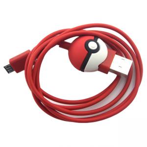 Quality Elf Ball USB 2.0 Charging Cable PVC 1M Mobile Phone Charging Cable for sale