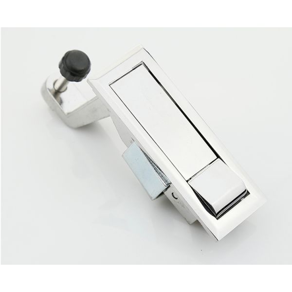 OEM Fire Cabinet Lock , Push Button Key Lock With Plastic Spraying Surface Treatment