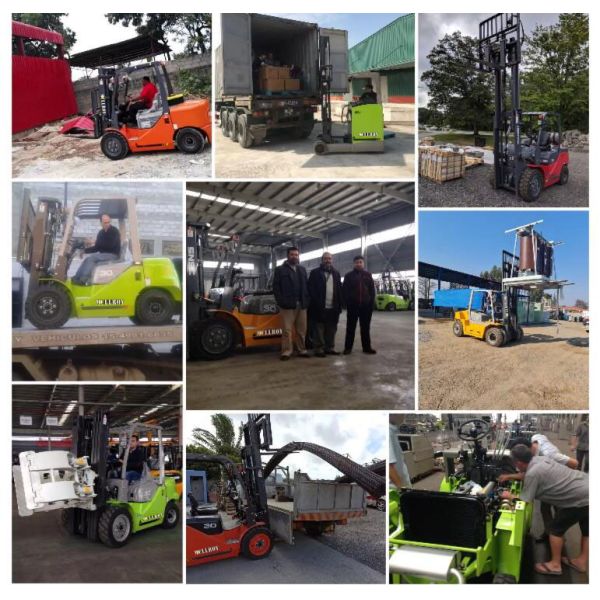 FD100 Counterweight IC Diesel Powered Forklift 10000kg 10 Ton Loading Weight