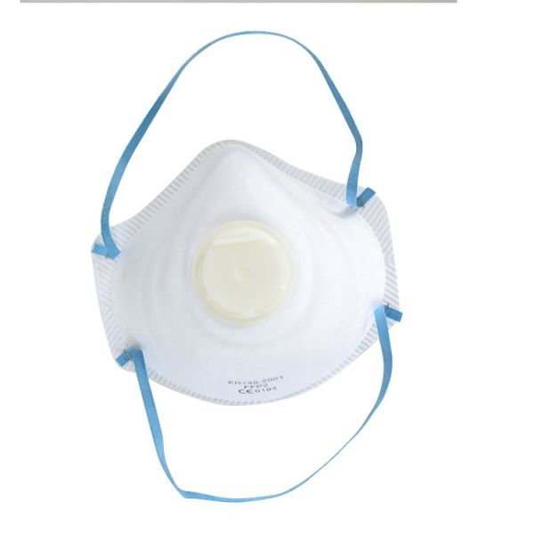 Earloop Valved Respirator DM028 V Anti-dust Moulded EN149 FFP3 Dust Masks with Valve