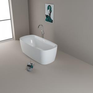 China 170x80x58cm Acrylic Soaking Tub With Center Drain on sale