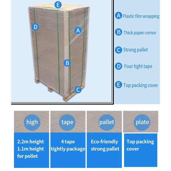 FBB Ivory Paper Board Grey Back Duplex Paper Board for Craft and Packaging