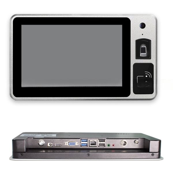 Industrial 10.1 Inch IPS Touchscreen Android PC Station With Webcam RFID NFC Reader MIC Fingerprint
