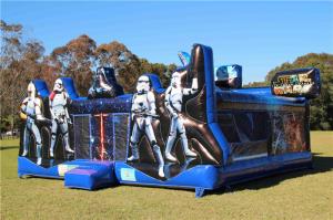 Quality Fire Retardant Star Wars Inflatable Bouncer Jumping Castle With Customized Size for sale