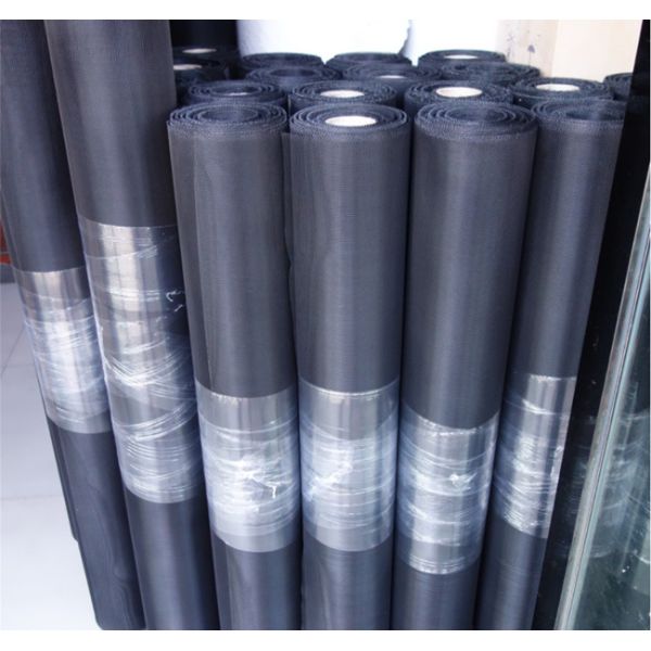 0.48mm Dia Black Epoxy Aluminum Bug Screen 22×22 Mosquito Net