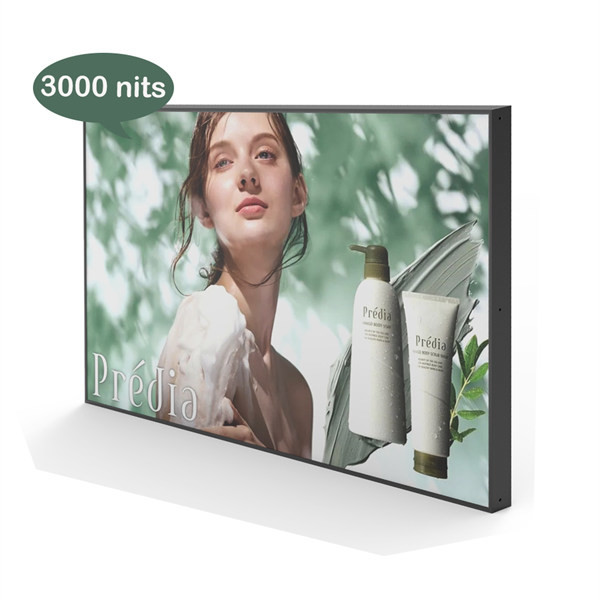 43'' 49'' 55'' Window Facing Display Digital Signage Wall Mounted Ultra High