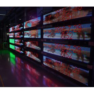 High Brightness P 10 Changeable Led Signs , Programmable Led Message Board