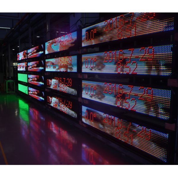 High Brightness P 10 Changeable Led Signs , Programmable Led Message Board
