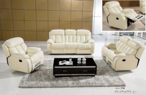 Quality White Recliner Leather Sofa L.MG777 for sale
