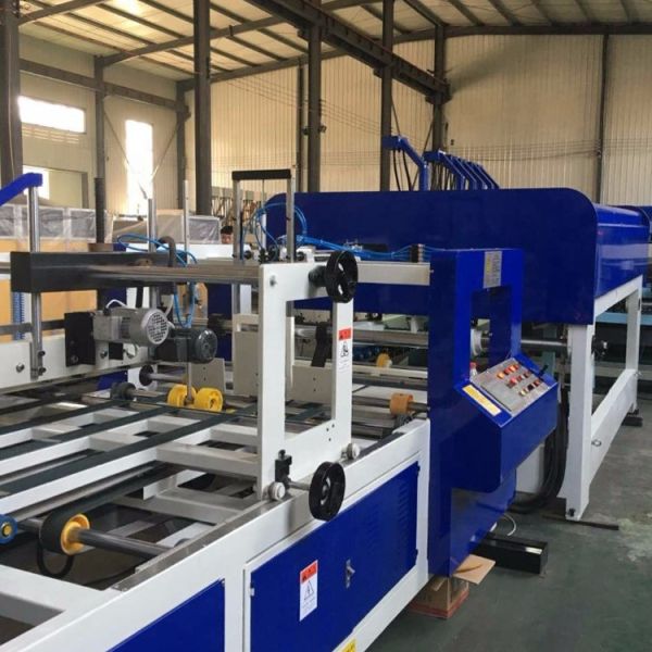 4 Color Corrugated Flexo Folder Gluer Cardboard Flexo Printing Machine