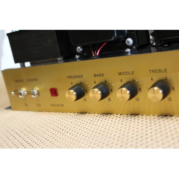 Plexi1959 Grand Style Plexi Tone Hand Wired Tube Guitar Amp Chassis Ruby Tubes 50W Musical Instruments Imported Parts