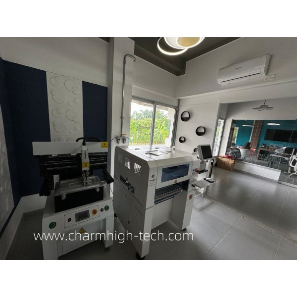 Semi Auto 3250 Solder Paste Printer , CHM-551 Pick Place Machine, 830 Reflow Oven