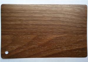 China Self Adhesive Lamination PVC Wood Grain Foil Walnut Wooden on sale