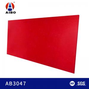 China Pure Red Colorful Quartz Stone Kitchen Countertop Materials Quartz Heat Resistance on sale