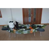 China Plastic Lldpe Sit On Top Kayak , All Around Ride On Top Kayak Manoeuvrable Unique Hull Desig for sale