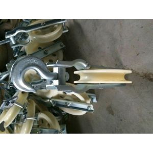 Nylon Transmission Stringing Blocks Pulleys 10KN Rated Load