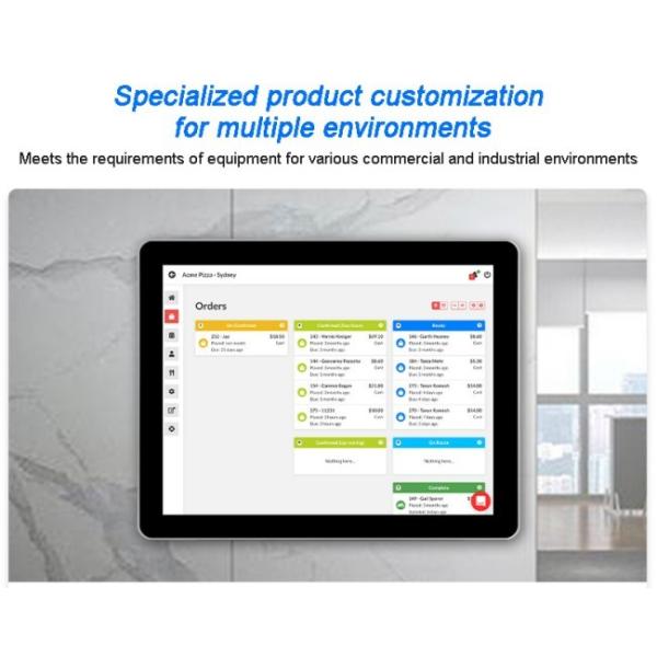19 inch Custom Ip65 Waterproof Embedded Wall Mount Embedded Exceptional All-in-one Computer Industrial Capacitive Touch Screen Panel Pc