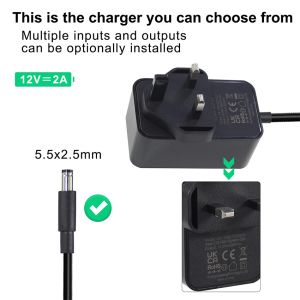 12V 1A 12W AC Power Adapter with UK Plug