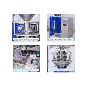 Multihead Weigher Puffed Food Packing Machine 20bags/ Min 420mm 2500ml