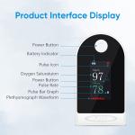Blood Oxygen Monitors Oximetro TFT Display Fingertip Pulse Oxygen Spo2 Digital