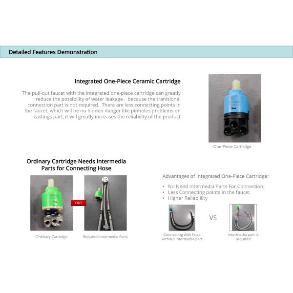 Extendable Automatic Sensor Kitchen Faucet