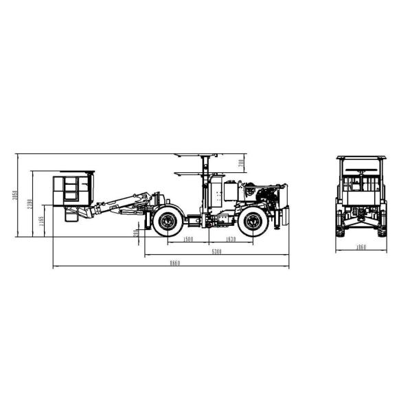 Underground Lifting Work Platform Boom Lifter Work Platform