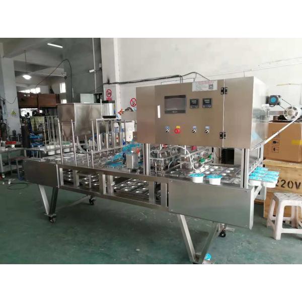 Stainless Steel 5Kw Automatic Bottle Filling Machine For Yogurt Filling