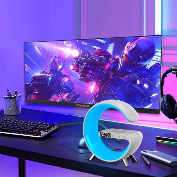 Adjustable Light Brightness and RGB Light Color G-Speaker-Luminaire suitable for Bedroom