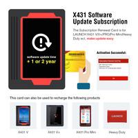 China One Year Online Software Update Service for Launch X431 Heavy Duty and X431 HD III Module on sale
