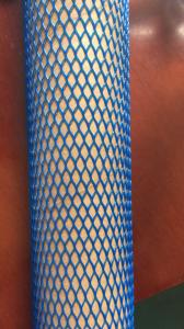 Quality Plastic Protective Netting Sleeve Soft Polyethylene 18~40 Mesh For Bolts for sale
