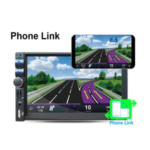 Track Display Double Din Mp5 Stereo 178x100mm Car Mp5 Player Bluetooth Gps